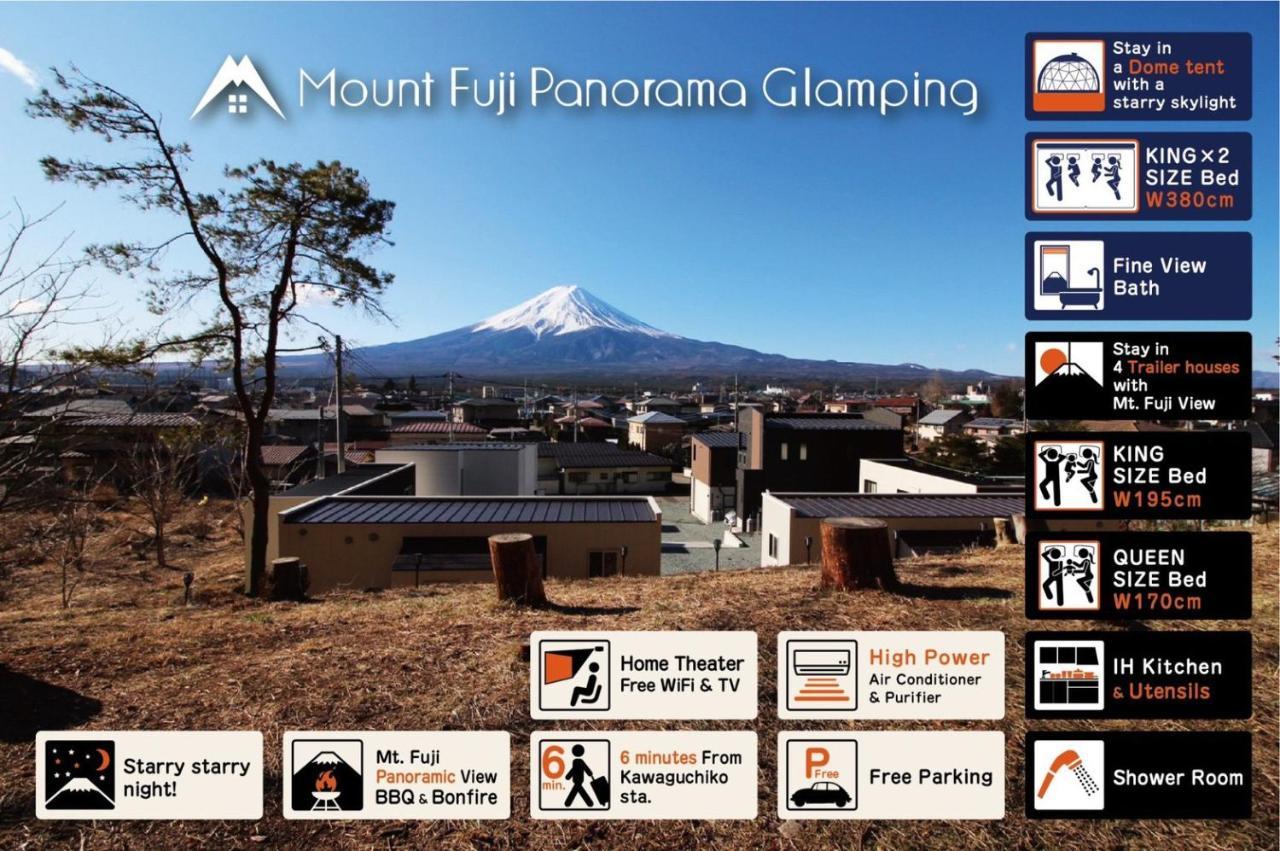 Mount Fuji Panorama Glamping Guest House Fujikawaguchiko Bagian luar foto
