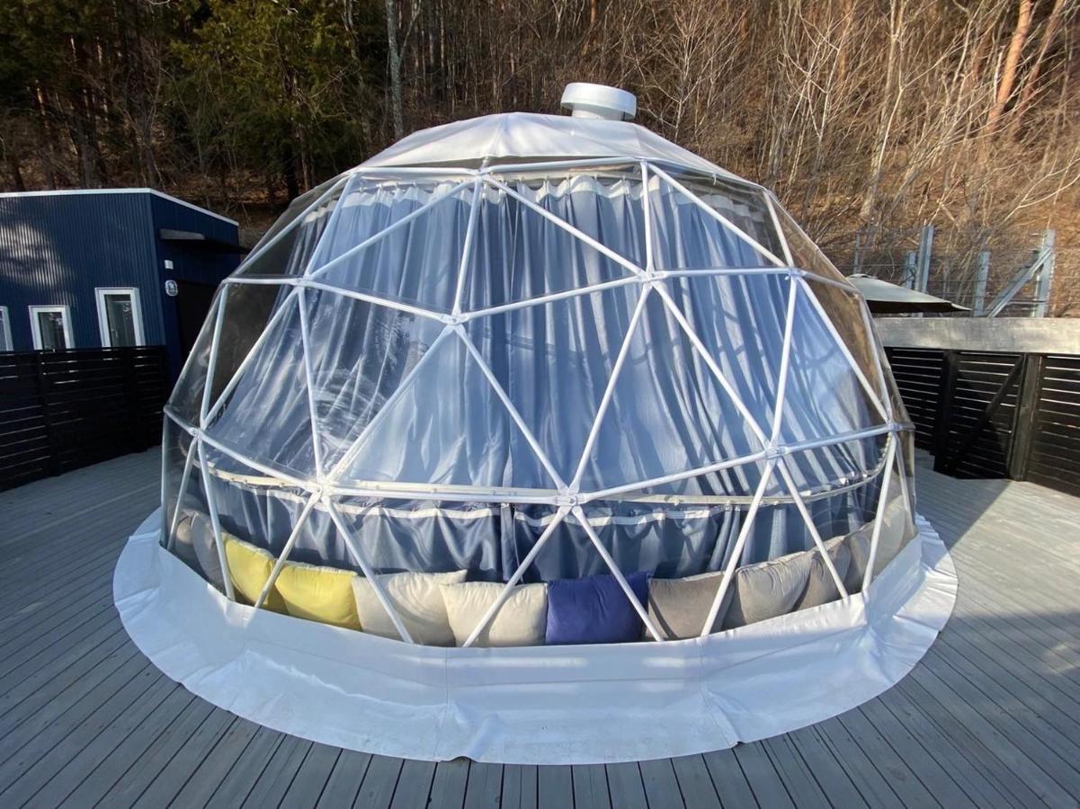 Mount Fuji Panorama Glamping Guest House Fujikawaguchiko Bagian luar foto