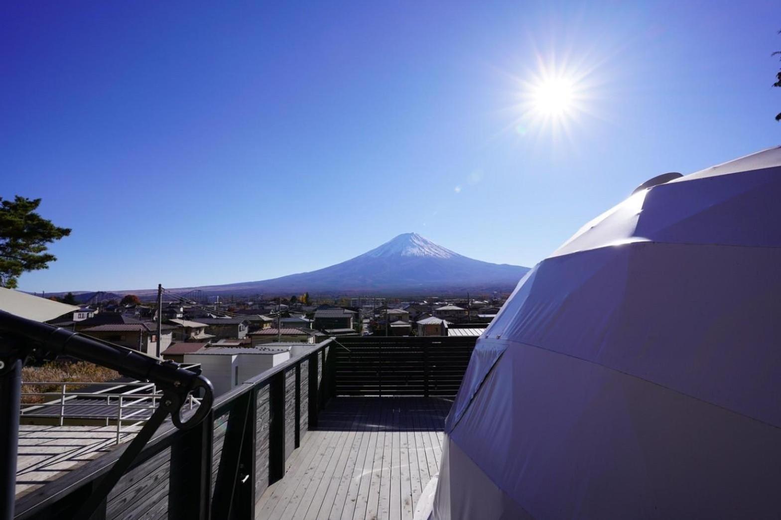 Mount Fuji Panorama Glamping Guest House Fujikawaguchiko Bagian luar foto