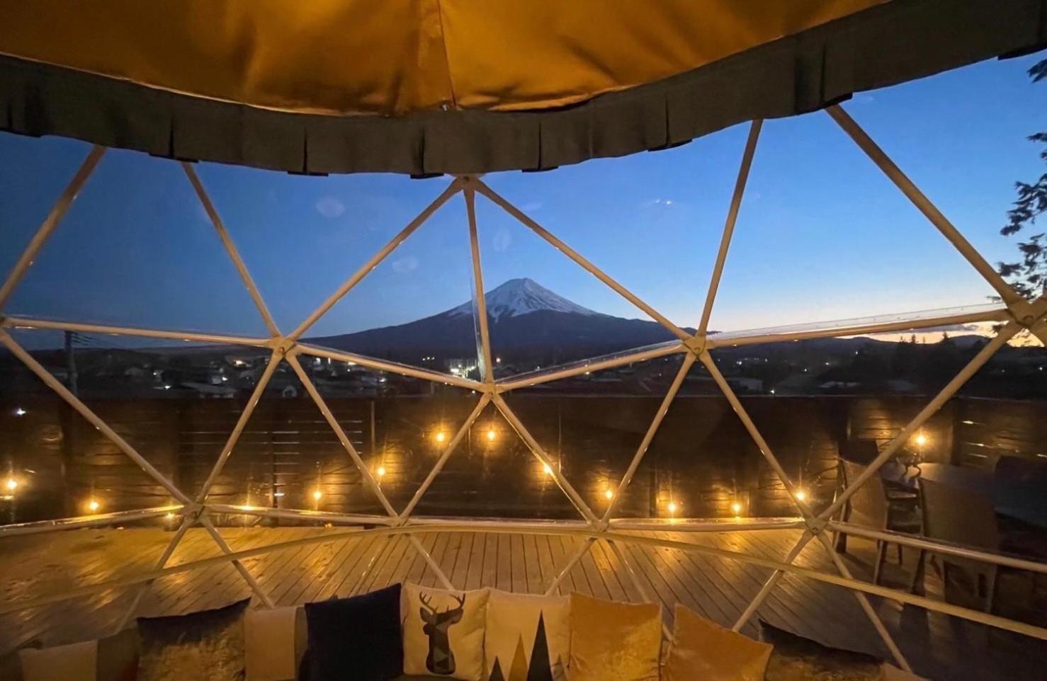 Mount Fuji Panorama Glamping Guest House Fujikawaguchiko Bagian luar foto